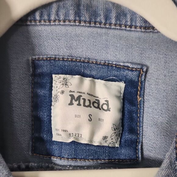 Distressed Denim Jacket | Mudd | Size S - Picture 3 of 5